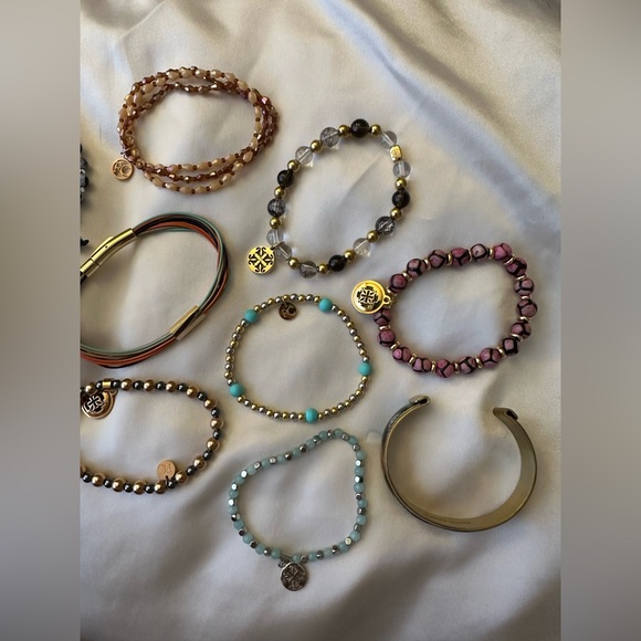 Rustic Cuff 24 Piece Bohemian Inspired Colorful Bracelet Set - Picture 6 of 9